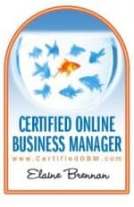 certified online business manager certificate